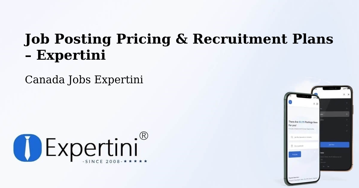 Job Posting Pricing & Recruitment Plans – La Prairie - La Prairie, Canada Jobs Expertini